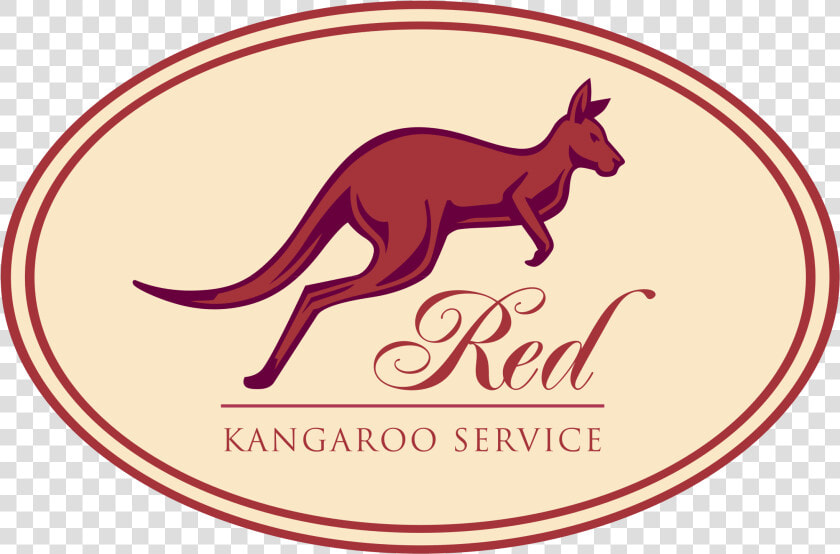 Red Kangaroo Service Logo Png Transparent   Red Kangaroo  Png DownloadTransparent PNG