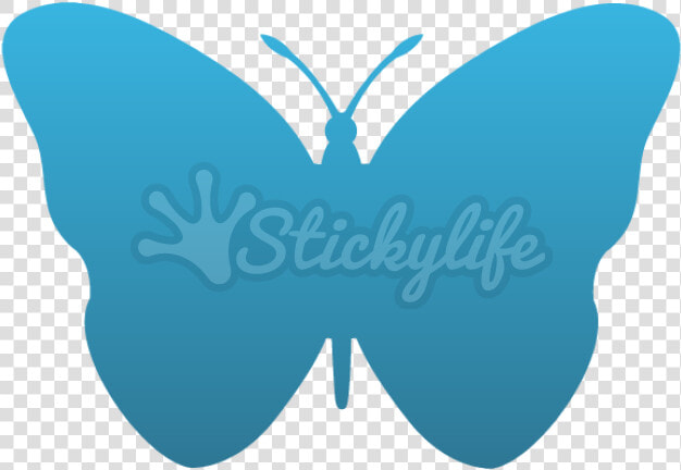 Butterfly Temporary Tattoo   Simple Butterfly Clip Art  HD Png DownloadTransparent PNG