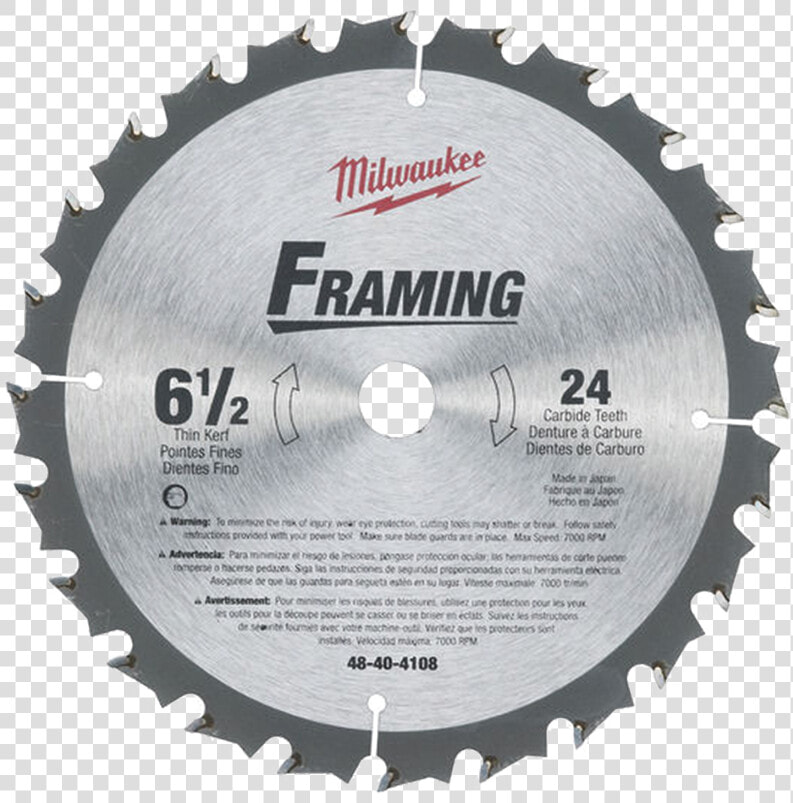 165mm 24t Endurance Circular Saw Blade   40 Tooth Saw Blade  HD Png DownloadTransparent PNG