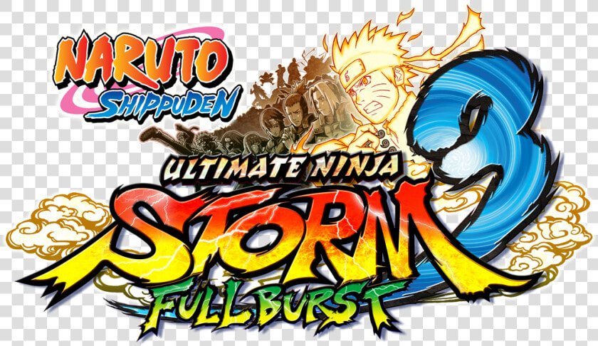 Naruto Ultimate Ninja Storm 3 Full Burst Logo  HD Png DownloadTransparent PNG