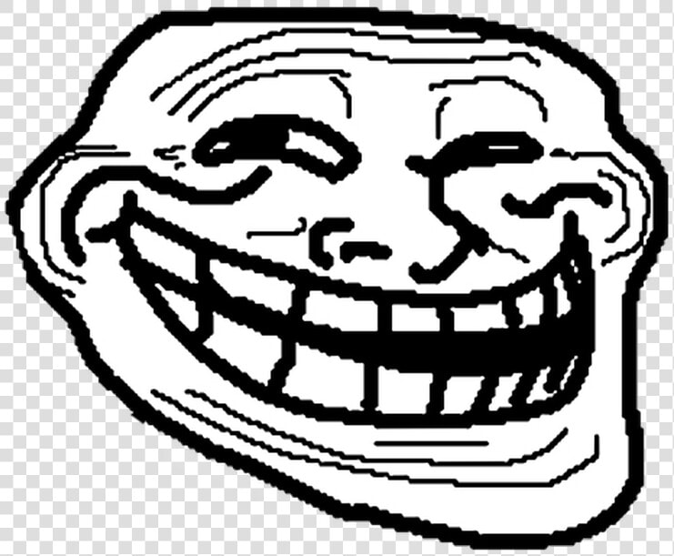 Troll Face Cut Out  HD Png DownloadTransparent PNG