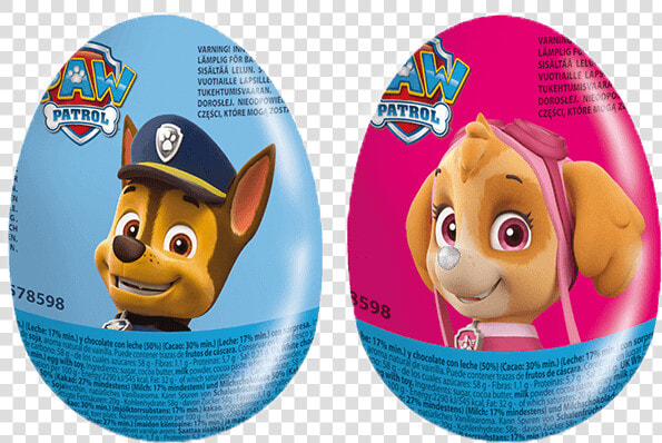 Paw Patrol Surprise Eggs   Kinder Eggs Paw Patrol  HD Png DownloadTransparent PNG