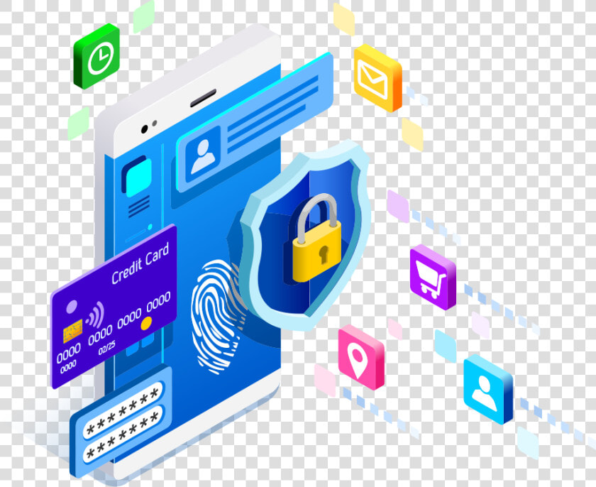 A Graphic Depicting A Smart Devices And Its Potential   Cyber Security Isometric  HD Png DownloadTransparent PNG