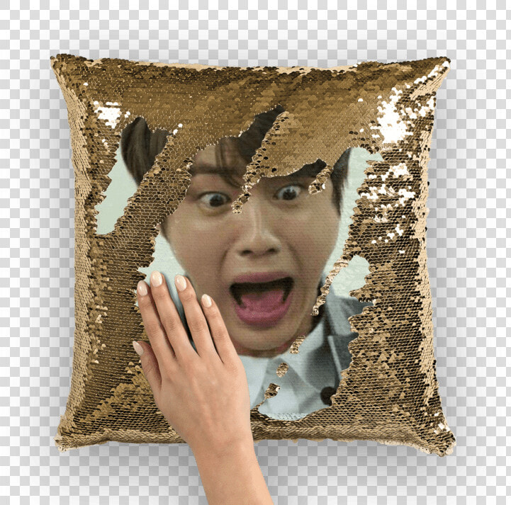 Jin Magic Pillow   Sequin Cushions  HD Png DownloadTransparent PNG