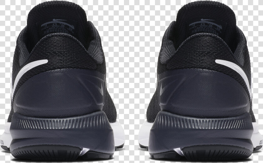 Back Of Black white Nike Air Zoom Structure 22 Women   Back Sneakers Png  Transparent PngTransparent PNG