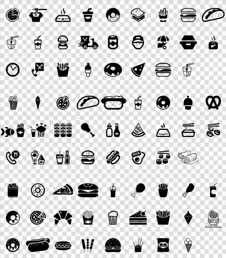 Fast Food Icons Font   Fast Food Icon Png  Transparent PngTransparent PNG