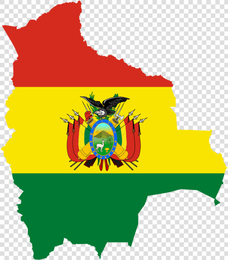 Bolivia Flag Map   Bolivia Map And Flag  HD Png DownloadTransparent PNG