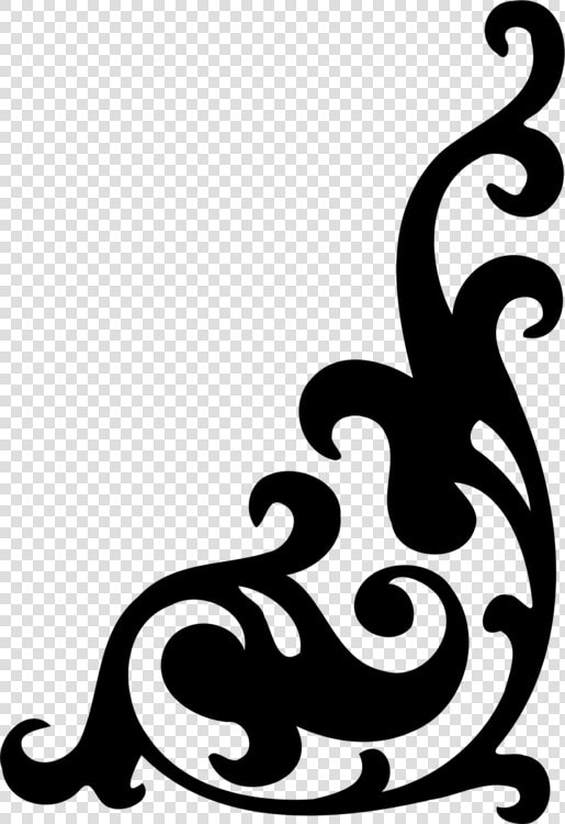 Decorative Corners Stencil Designs Computer Icons Floral   Clipart Design Corners  HD Png DownloadTransparent PNG