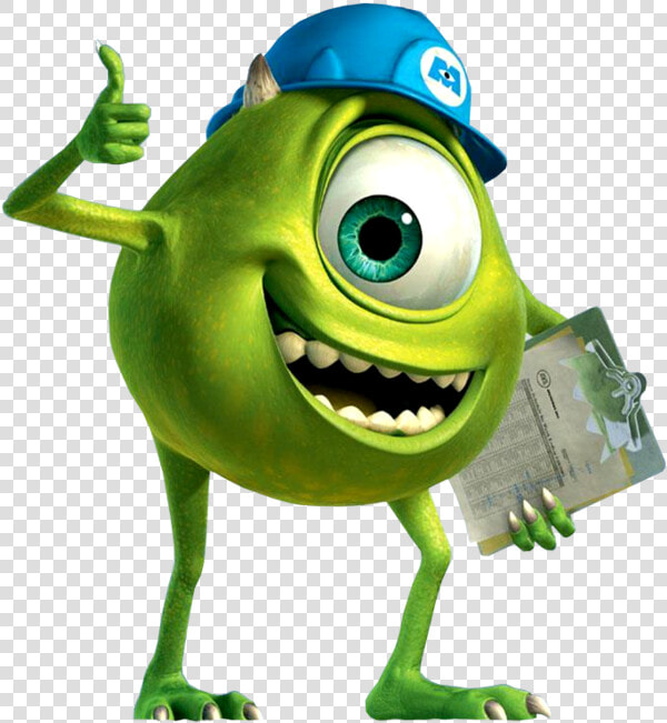 Download Monsters University Png Photos   Mike Wazowski With Helmet  Transparent PngTransparent PNG