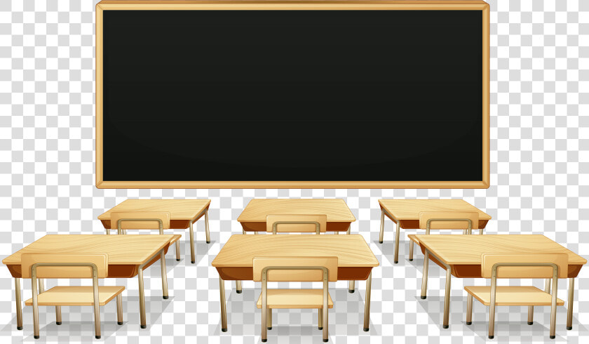 Student Clipart Desk   Tables And Chairs Classroom  HD Png DownloadTransparent PNG