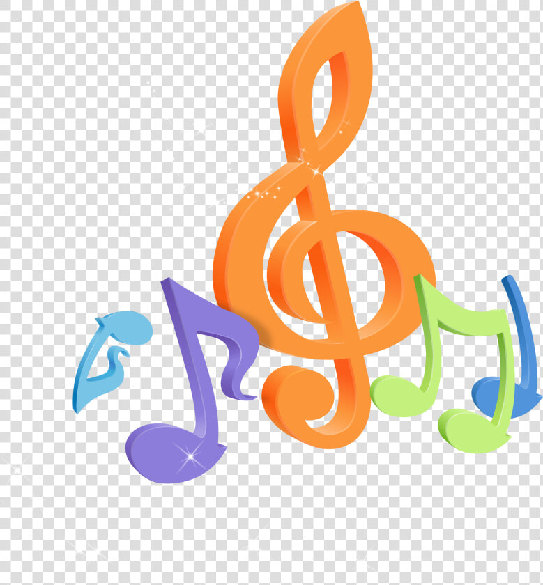 Clip Art Freeuse Colorful Music Note Clipart   Colorful Music Note Clipart  HD Png DownloadTransparent PNG