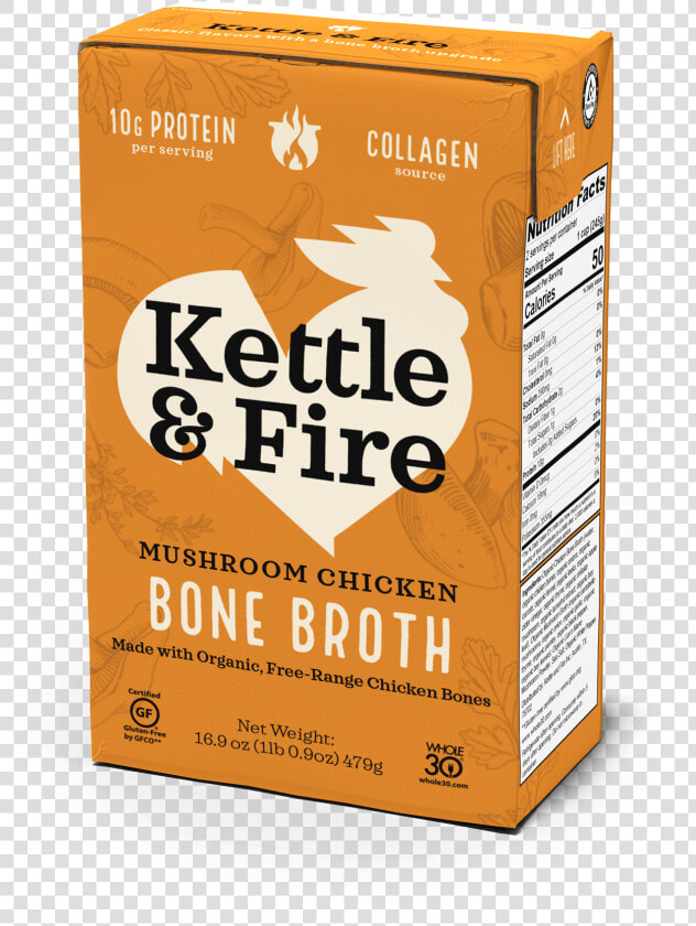 Mushroom Chicken Bone Broth   Carton  HD Png DownloadTransparent PNG