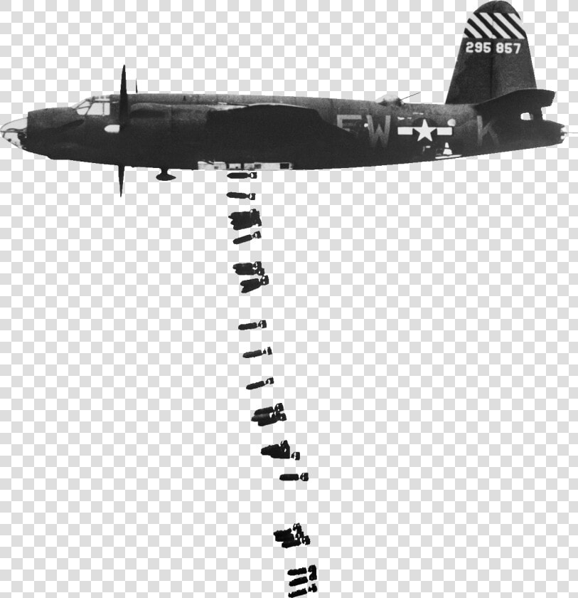 Us Plane Dropping Bombs   World War 2 Planes Bombing  HD Png DownloadTransparent PNG