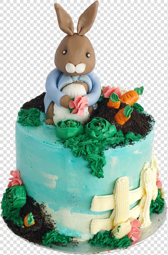 Peter Rabbit Cake   Happy Birthday Cake Rabbit  HD Png DownloadTransparent PNG