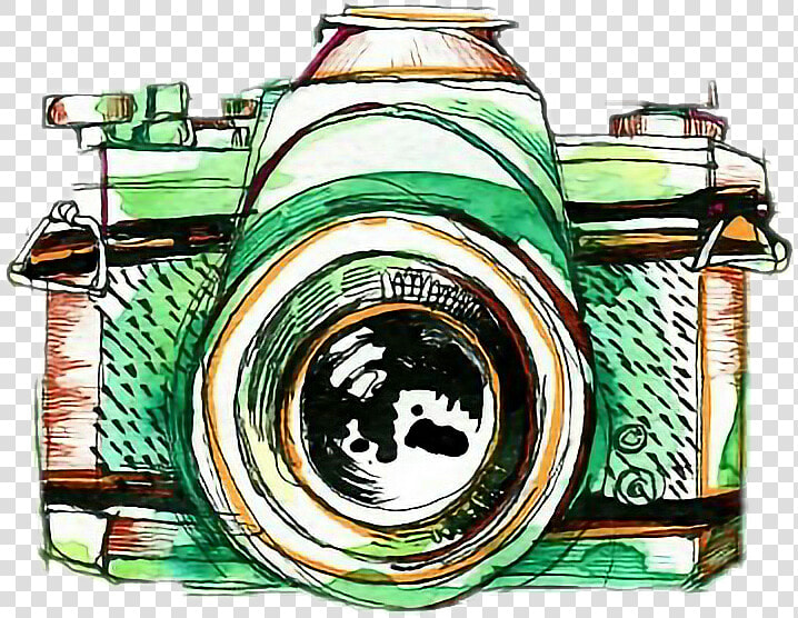 Watercolor Camera Painting   Png Download   Camera Painting Png  Transparent PngTransparent PNG