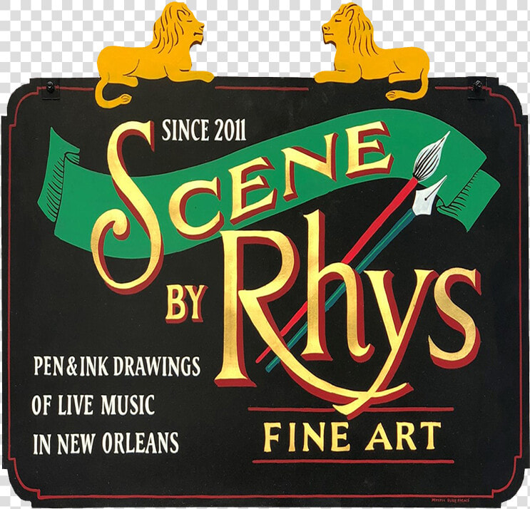 Scene By Rhys 2019 Gallery Street Sign By Mystic Blue   Luggage And Bags  HD Png DownloadTransparent PNG