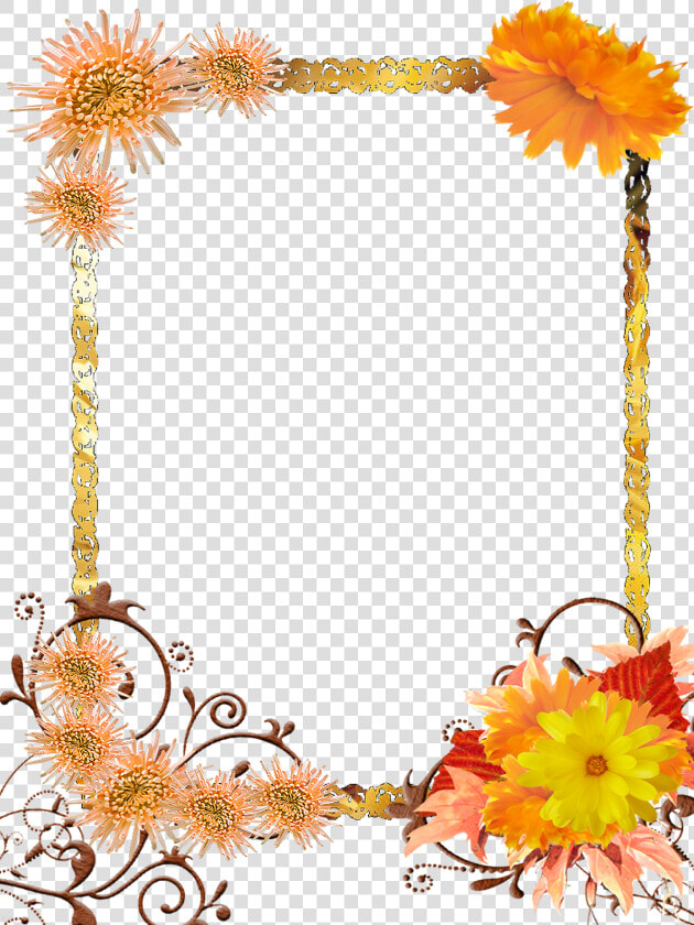 Transparent Marcos Para Fotos Png   Png Format Flower Frame Png  Png DownloadTransparent PNG