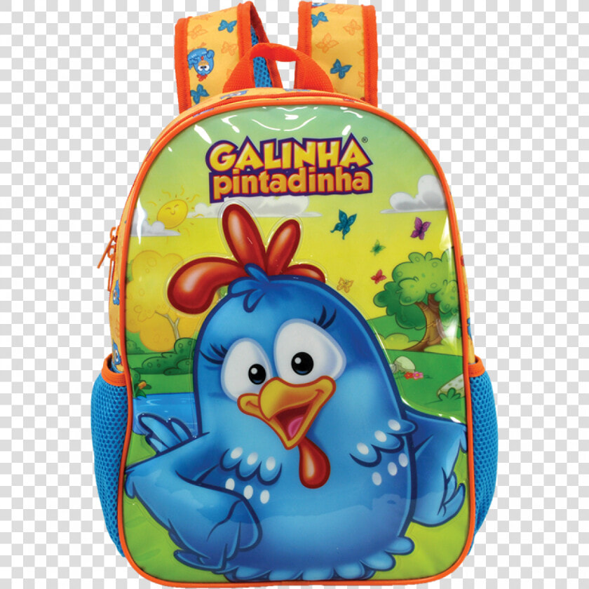 Mochila Infantil Galinha Pintadinha Pic Nic 5822 Laranja   Mochila Galinha Pintadinha  HD Png DownloadTransparent PNG