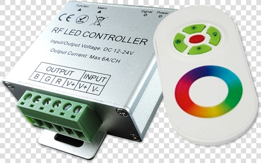 Controladora Rgb Con Control Remoto Touch   Controladora Rgb Con Control Remoto Touch Rf 100 W  HD Png DownloadTransparent PNG