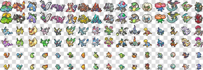 All Gen 8 Sprites  HD Png DownloadTransparent PNG