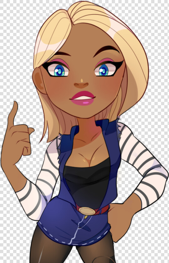 Transparent Android 18 Png   Android 18 Chibi  Png DownloadTransparent PNG