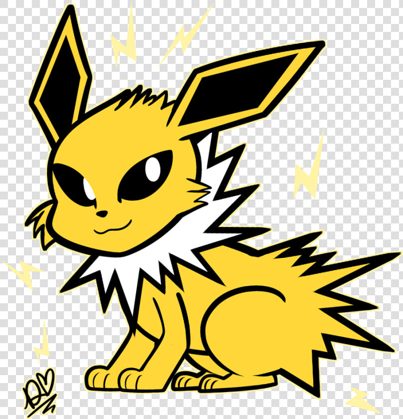 Jolteon Doodle   Cartoon  HD Png DownloadTransparent PNG