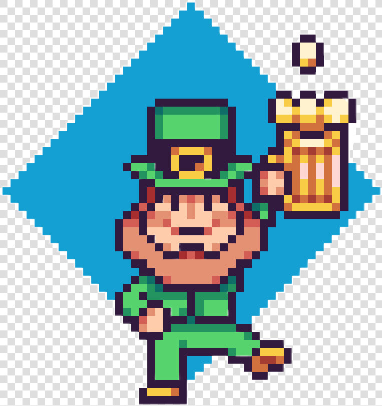  leprechaun  stpatricksday  beer  drink  beard  dancing  HD Png DownloadTransparent PNG