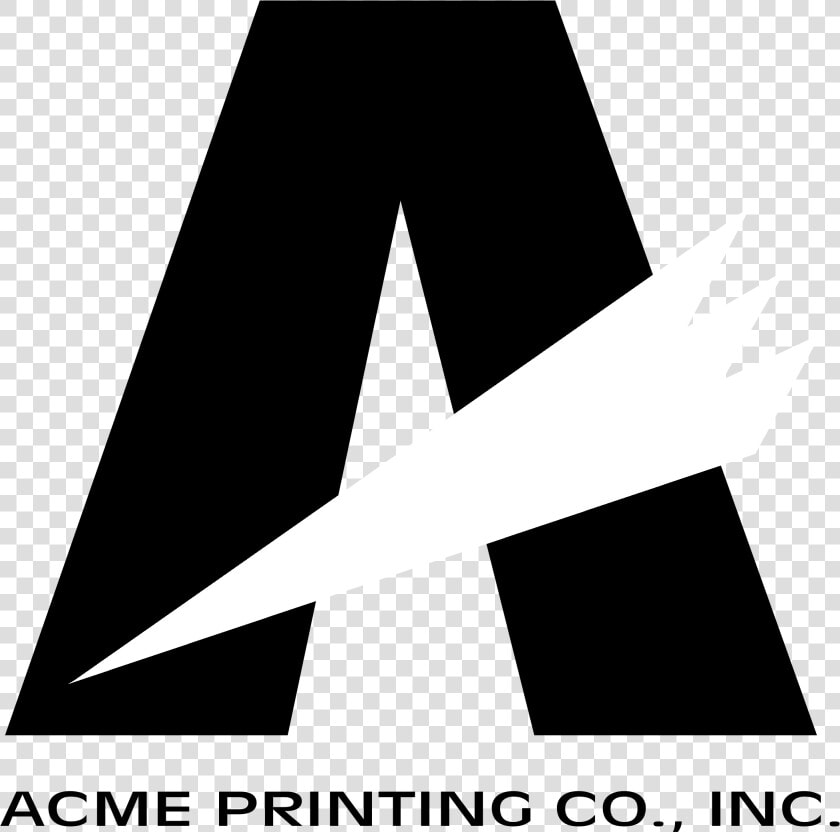 Acme Printing 01 Logo Black And White  HD Png DownloadTransparent PNG