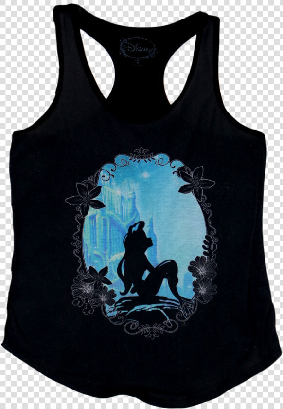 A Black Tanktop With A Centered Image Of Ariel   Active Tank  HD Png DownloadTransparent PNG