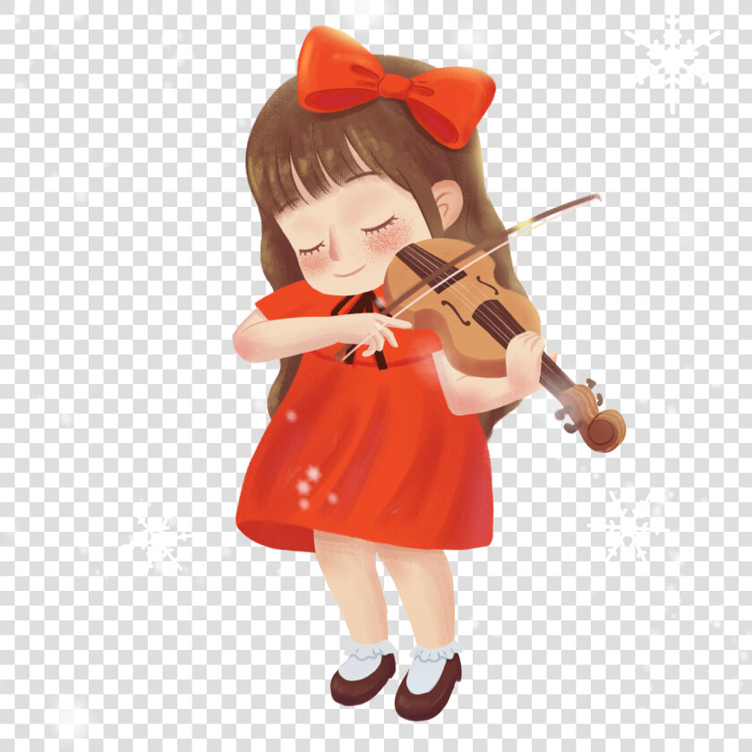 Transparent Violão Png Vector   Cute Girl With Violin  Png DownloadTransparent PNG