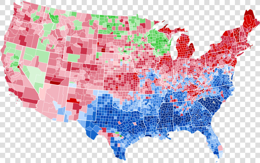 1952 Presidential Election By County  HD Png DownloadTransparent PNG