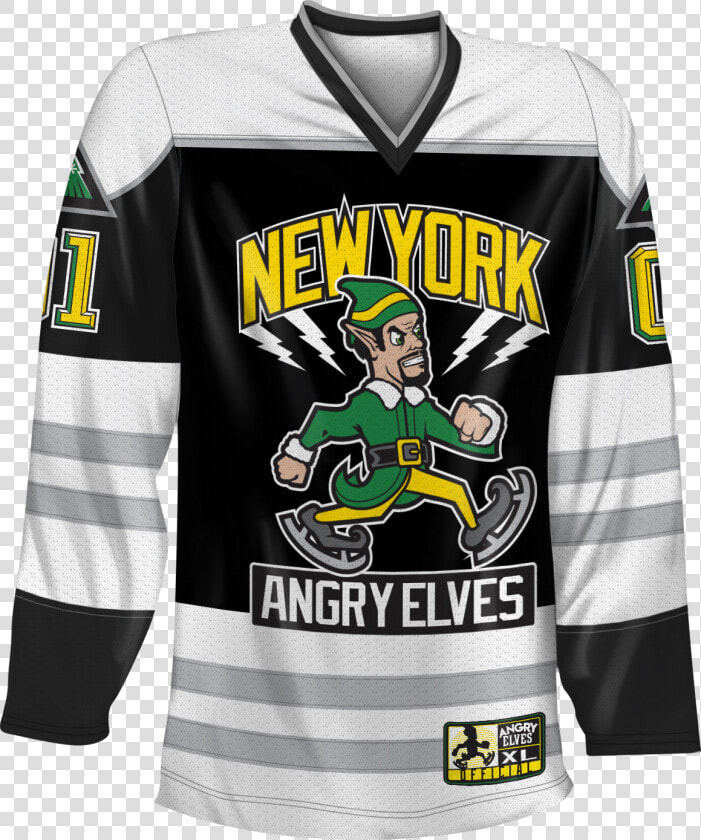 Elf Movie Miles Finch New York Angry Elves Hockey Jersey  HD Png DownloadTransparent PNG