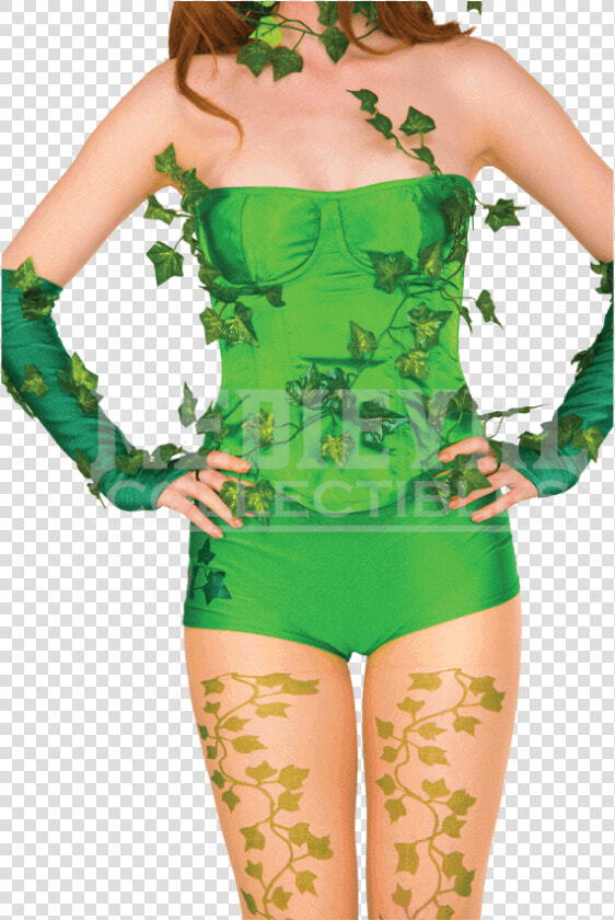 Deluxe Poison Ivy Corset   Png Download   Poison Ivy Womens Costume  Transparent PngTransparent PNG