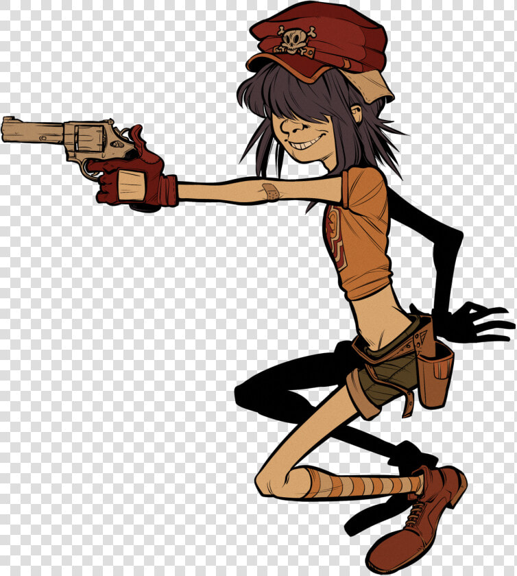 Get Noodle On T shirts  amp  or P Much Anything   Gorillaz Gun  HD Png DownloadTransparent PNG