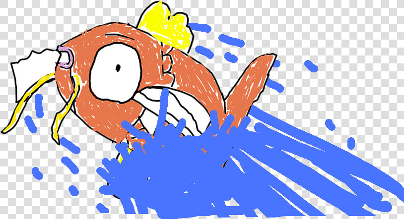 Magikarp   Cartoon   Cartoon  HD Png DownloadTransparent PNG