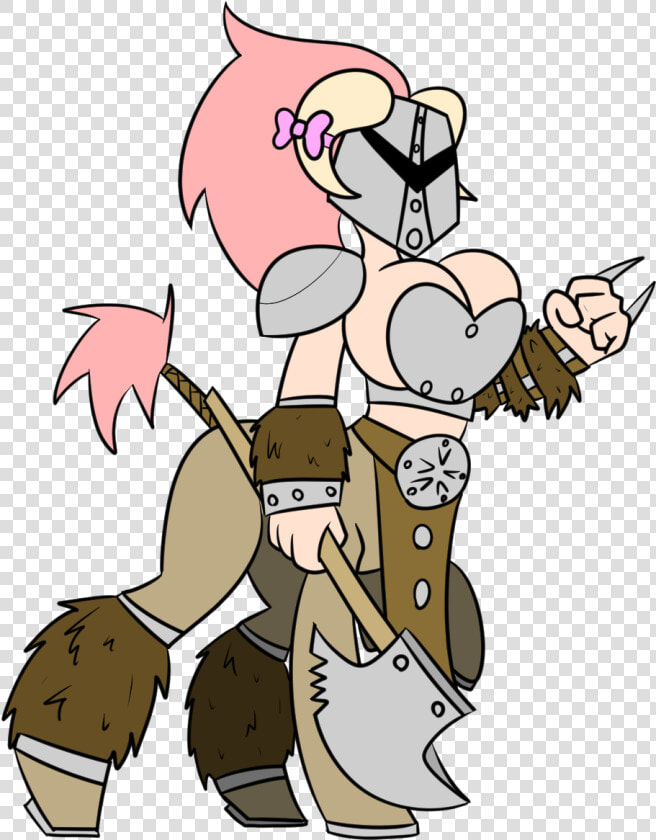 Barbarian Centaur Gal   Cartoon  HD Png DownloadTransparent PNG