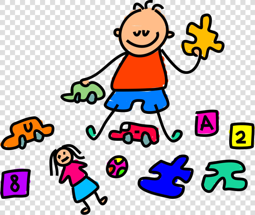 Boy Playing With Toys Clipart   Playing With Toys Clip Art  HD Png DownloadTransparent PNG