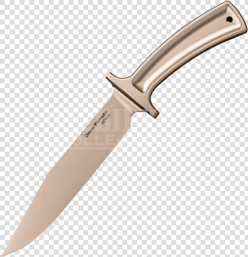 Knife bowie Knife cold Weapon hunting Knife blade dagger melee   Cold Steel Drop Forged Bowie  HD Png DownloadTransparent PNG