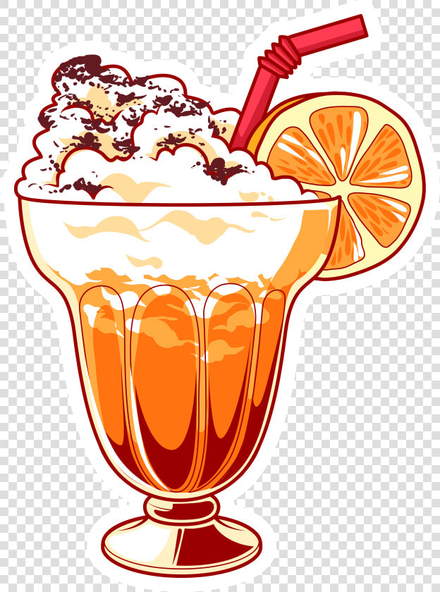 Smoothie Cocktail Orange Delicious Sand   Milkshake  HD Png DownloadTransparent PNG