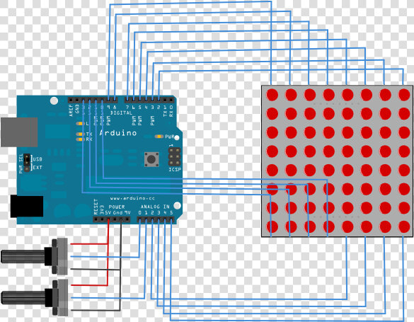 Led Matrix Arduino  HD Png DownloadTransparent PNG