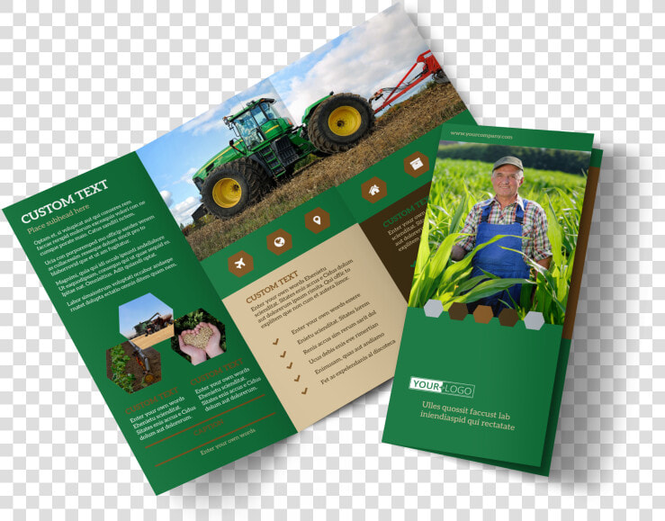 Agriculture Consultants Brochure Template Preview   Agriculture Tri Fold Brochures  HD Png DownloadTransparent PNG