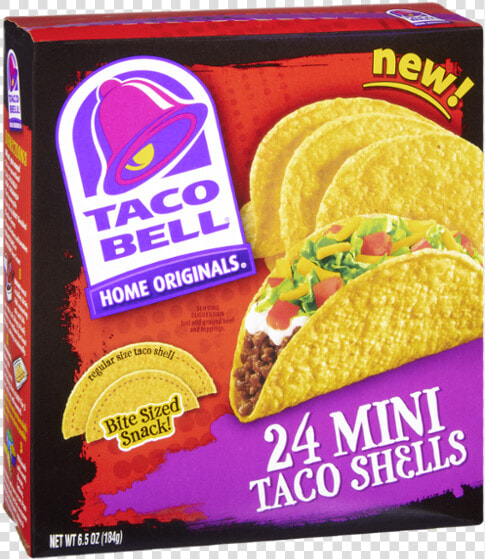 Taco Bell Mini Taco Shells  HD Png DownloadTransparent PNG