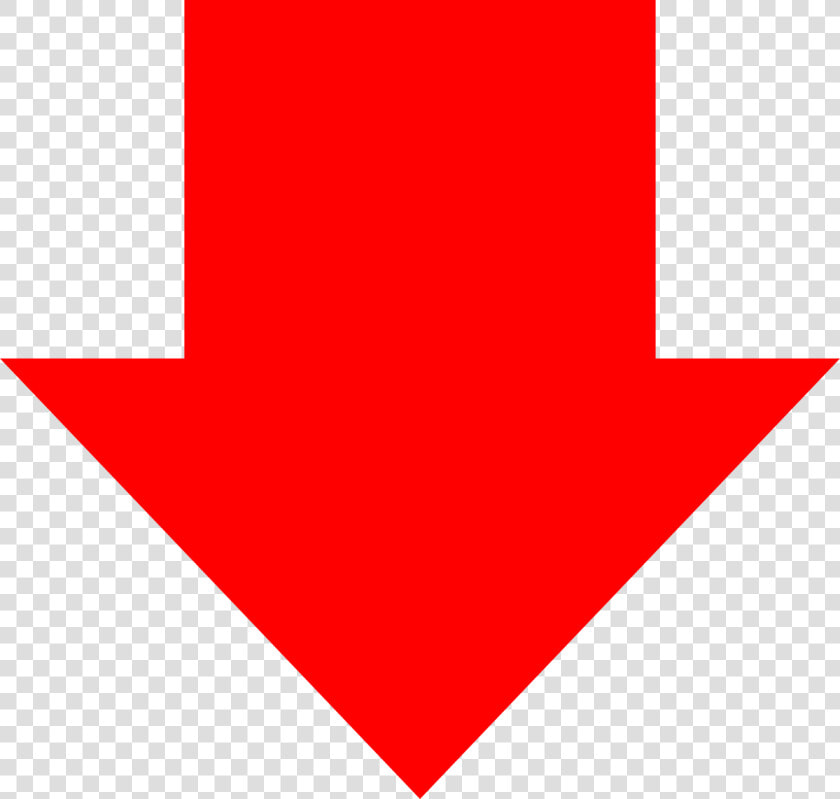 Red Down Arrow Png   Down Red Arrow Png  Transparent PngTransparent PNG