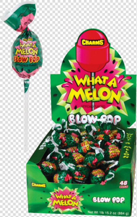 Charms Blow Pop What A Melon  HD Png DownloadTransparent PNG