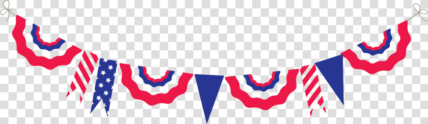 4th Of July Cliparts For Free Bow Clipart Th Patriotic   4th Of July Bunting Clipart  HD Png DownloadTransparent PNG