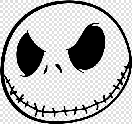 Jack Skellington Head Png   Nightmare Before Christmas Jack Skellington Face  Transparent PngTransparent PNG