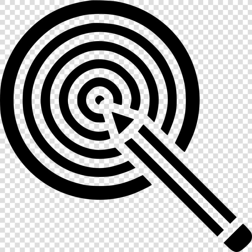 Pencil Dart Board Idea Goal Target Bullseye   Pencil In Target Png  Transparent PngTransparent PNG