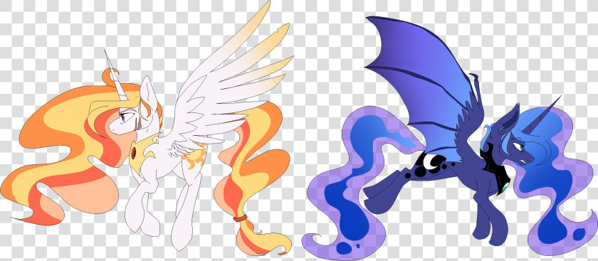 Celestia And Luna Au Designs By Ge1st   Mlp Celestia And Luna Au  HD Png DownloadTransparent PNG