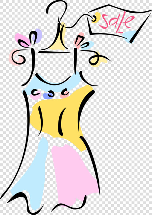 Vector Illustration Of Retail Clothes Fashion Sale   Dress  HD Png DownloadTransparent PNG