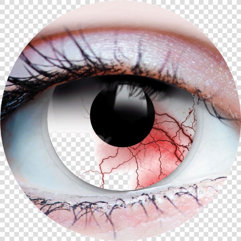 Primal® Undead Transforming Zombie Eye White  amp  Red   Primal Berserker Ii  HD Png DownloadTransparent PNG